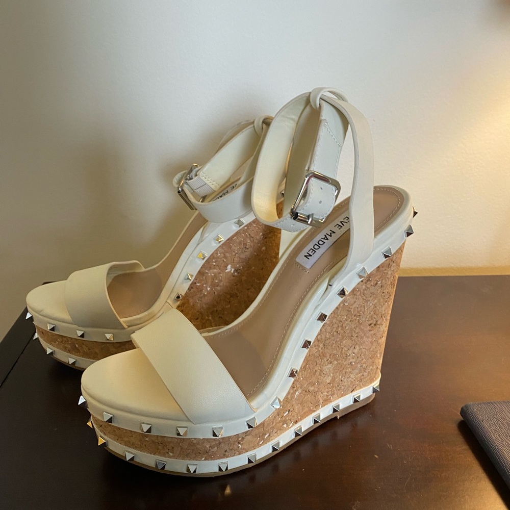 Steve Madden Studded Wedges